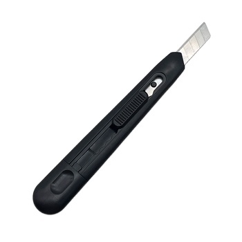 Black 9mm Snap Off Blade Retractable Precision Pocket Knife