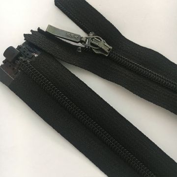 White or black nylon zippers for garment