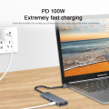 Docking Station Laptop USB C Hub met 4K@60Hz