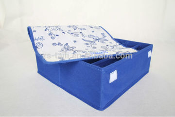 Gorgeous blue-and-white storage bin