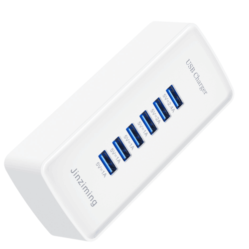 Chargeur 6 ports USB 30W 5V2.4A Chargeur Adaptateur