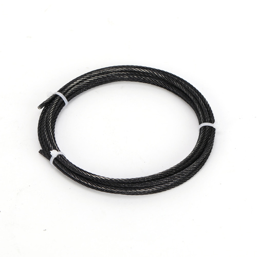 Black Oxide Stainless Steel Wire Rope Engineering machinery rope and hanging basket rope Factory