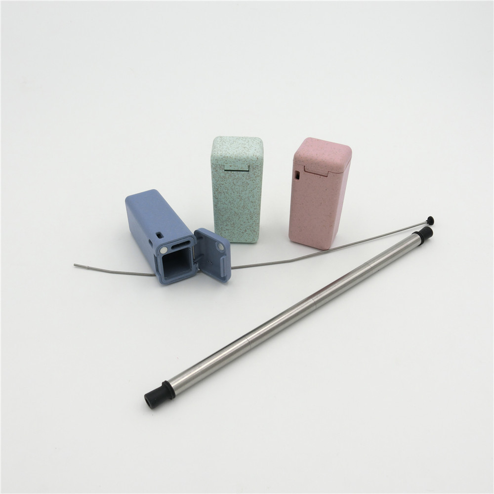 portable reusable silicone straw