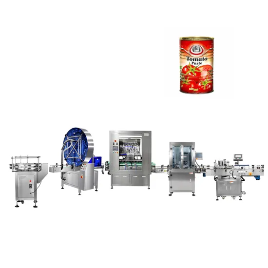 Automatic Factory Price Tomato Paste Canning Machine for Sauce Packing