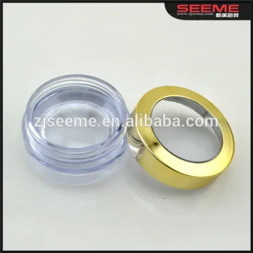 5g plastic travel jars eye shadow container sample cream jars for beauty products