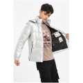 Luxury Silver Puffer Jacket Mens High Quality Wholesale