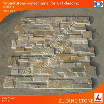 natural thin slate veneer stone panel for wall