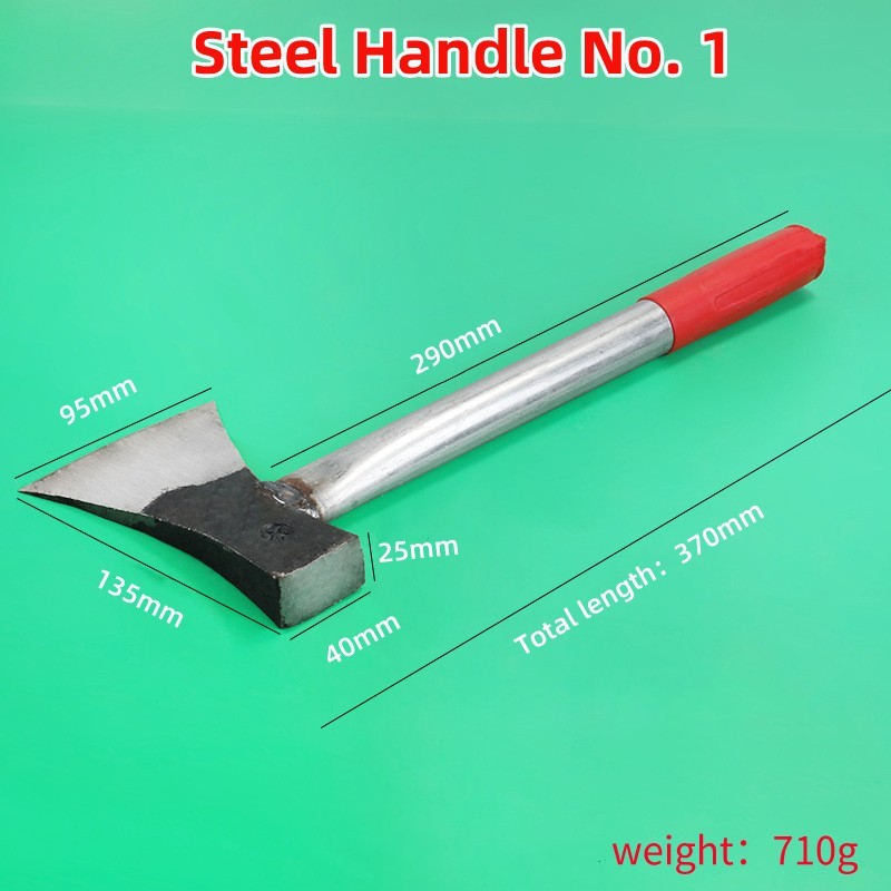 Factory Outlet Handmade Wooden Forged Handle Outdoor Hunting Survival Fixed Blade Camping Axe with Rope
