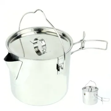 Special Offer Price 304 Stainless Steel Kettle Pot Camping Cookware Set