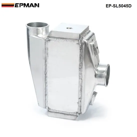 12"x12"X4.5" Bar & Plate Front Mount Water-To-Air Turbo Intercooler Aluminum Universal EP-SL5045D
