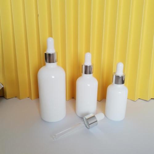 Boston Bottle Opal White Glass Boston Supplier