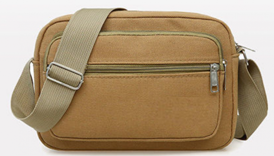 Multi-layer Canvas Business Bag