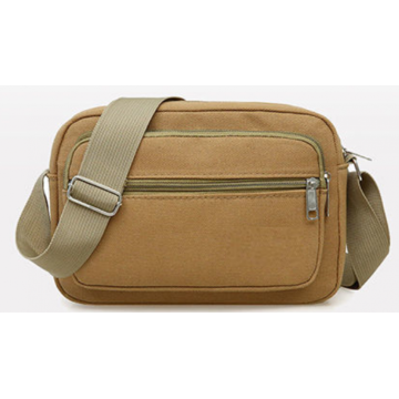 Multi-Layer Canvas Business Bag