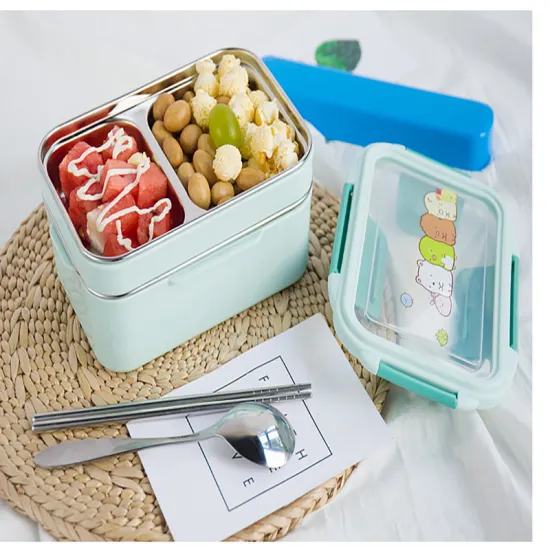 Colorful Children Stainless Steel Food Container Set