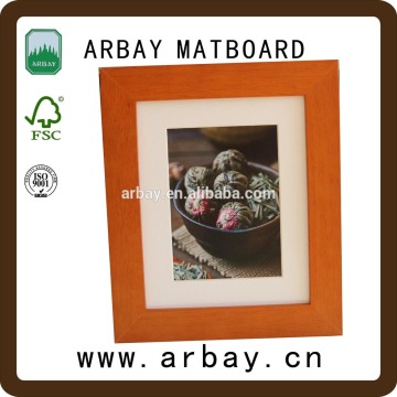 Huizhou arbay top sale blue cardboard photo frame cheapest cardboard photo frame passepartout