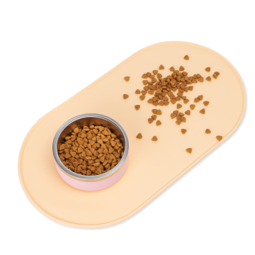 Waterproof Silicone Anti-Overflow Pet Bowl Mat with Nonslip Pads