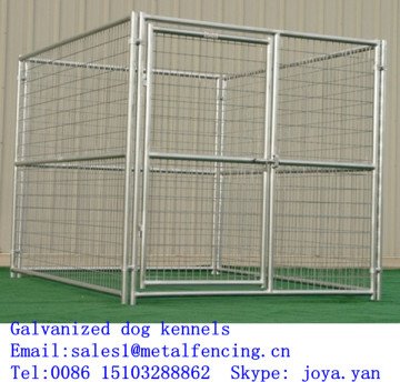 Zoo protective fence dog kennels metal wire dog kennels meshes fence dog kennels galvanized dog kennels