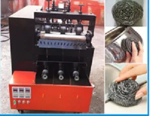 stainless steel wire scourer making machine