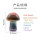 7 Chakra Stone Mushroom Sculpture 20 mm Mini Guérison Champignons cristallins décorations polies pour la maison Équilibrage de la méditation décor