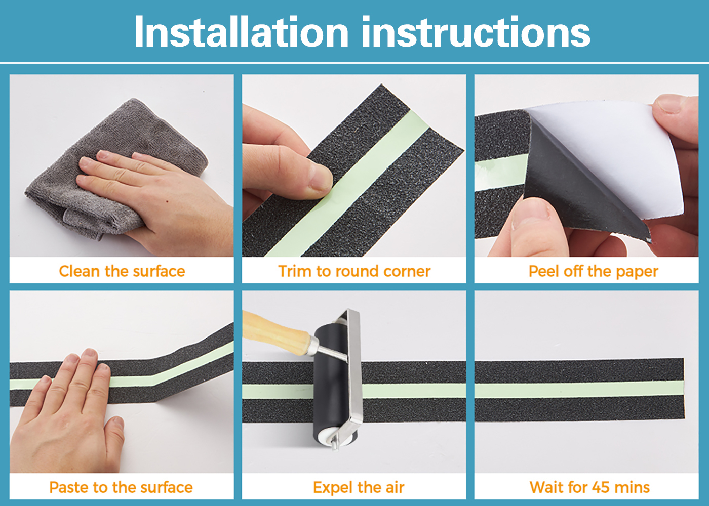 Glow in Dark Anti Slip Tape