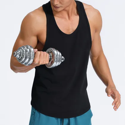 Men Fitness Shirt Summer Sleeveless Functional Shirt