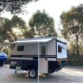 Windproof and rainproof offroad rv hybrid remolque camper