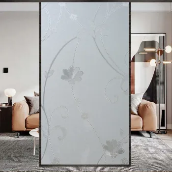 Figure decorative static cling window film