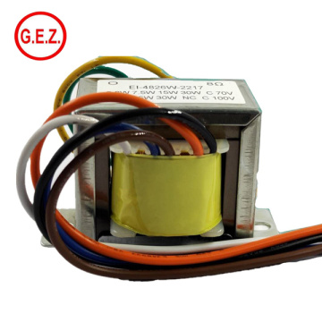 EI48 Customized Electrical 8W Audio Line Transformator