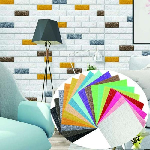 Fabric wall sticker magnetic 3d xpe wall sticker for bedroom decoration accessories wall sticker