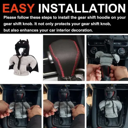 Car Gear Shift Cover Knob Hoodie Automotive Accessories