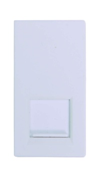 TEL Socket AMERICAN/A RJ11 Euro Modular, White