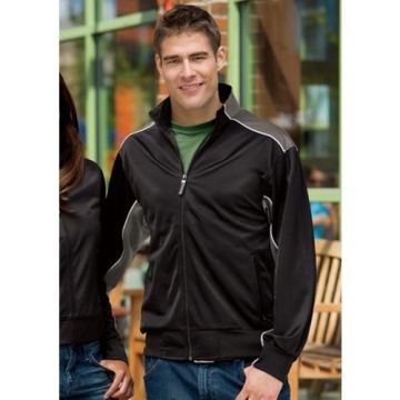 District Threads™ - Track Jacket with Piping