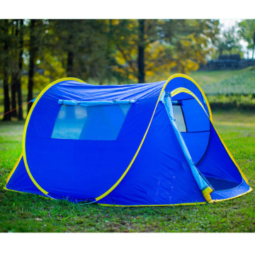 Durable Boat Shape Hand Throwing Beach Tent Outdoor Single Camping Automatic Instant Pop up Tent