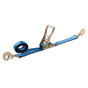 Polyester Webbing Ratchet Strap with Snap Hook