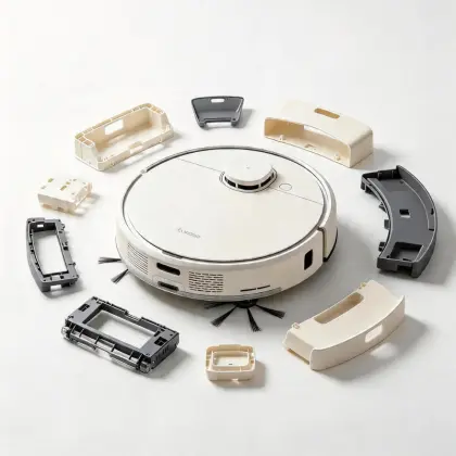 Intelligent sweeping robot shell mould