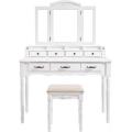 Modern Dresser Bedroom Makeup Table With Folding Mirror