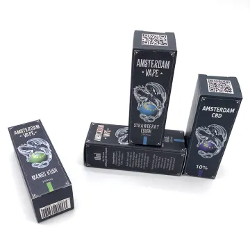 Recycled 350gsm Matte Paper CBD Essential Oil Box