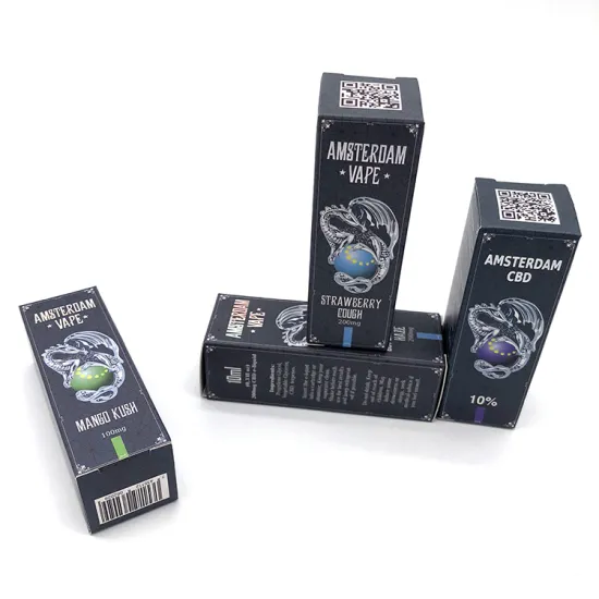 Recycled 350gsm Matte Paper CBD Essential Oil Box