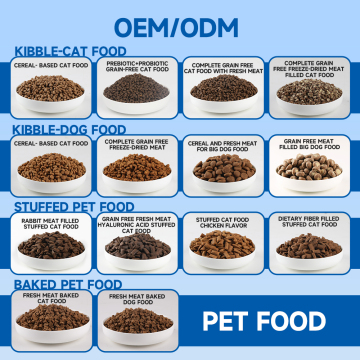 Alimenti per animali domestici OEM ODM ad alta proteina