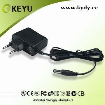 EU pin CE approval 3v 4v 5v e cig power adapter