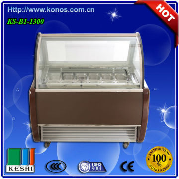 High quality ice cream fridge/ ice cream showcase/ ice cream cabinet with CE for sale