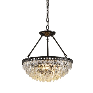 Modern Crystal Ceiling Chandeliers for Dining Room LED Pendant Light