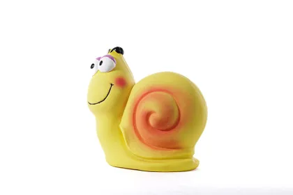 Latex Snail Squeaky Dog Toy