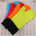 Gants de Silicone de Mitt de Gril de résistance à la chaleur pour la cuisson