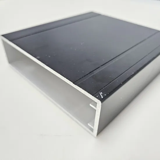 Custom Large Size Rectangular Aluminum Profiles for Doors and Windows - Factory 6063 6061 Black Spray Open Die