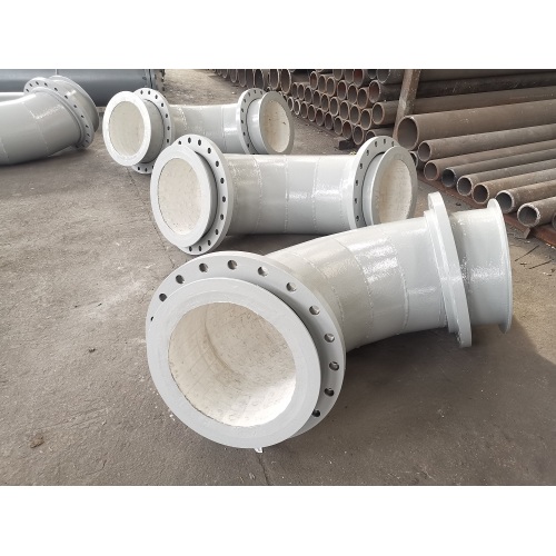 chemical industry wear resistant alumina ceramic lined pipe.