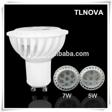 2017 NEW LED Cup Light MR16 GU10 GU5.3 LED Lighting 5W 7W LED Bulb Spotlight CRI 80 white PC and Alu CE Rohs FCC TUV