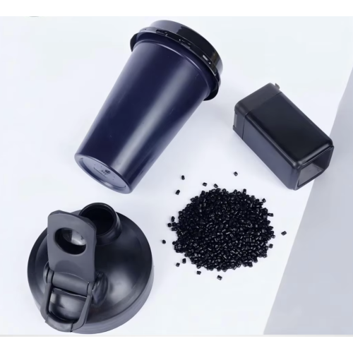 High concentration food grade carbon black masterbatch