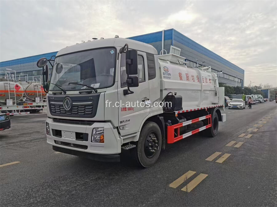 Camion de collecte des déchets de 12 000 litres de déchets