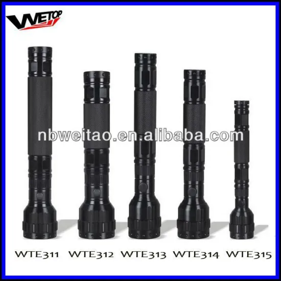 cree 3w 180lm aluminium LED rechargeable flashlight